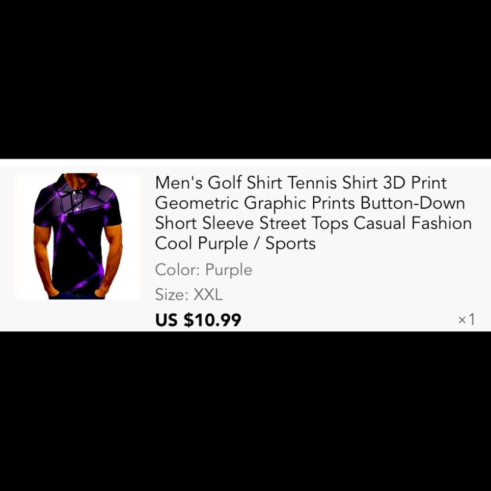 Men’s button down dress or casual shirt